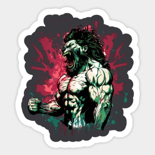 Unleash Your Inner Lion! Sticker